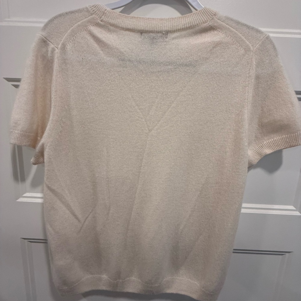 100% cashmere short sleeve sweater, Quince - Picture 8 of 9